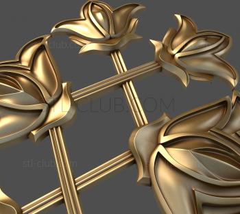3D model Lattice with bells (STL)